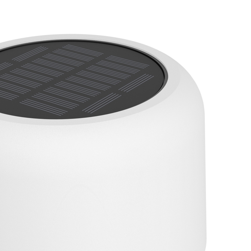 Eglo - LED zonne-oplaadbare staande lamp met aanraakbediening LED/2,8W/3,7V 1800 mAh IP44 wit