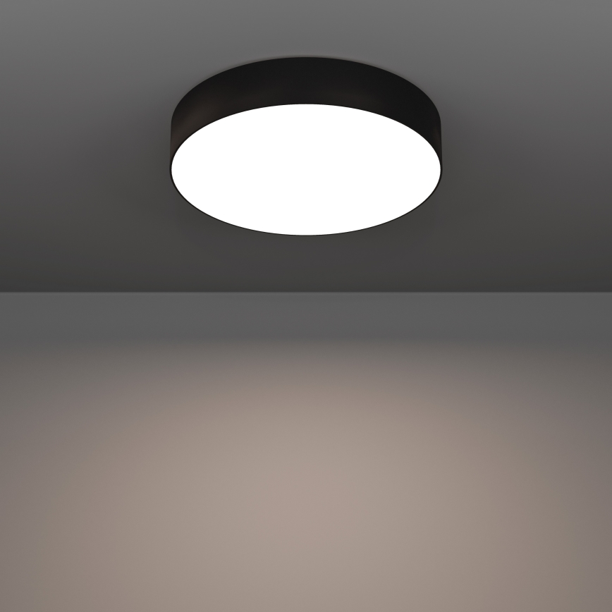 Eglo - LED RGBW dimbare plafondlamp LED/15W/230V 2700-6500K diameter 39 cm zwart