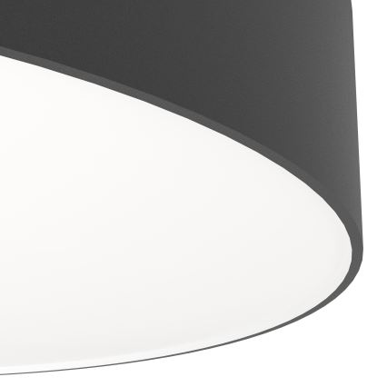 Eglo - LED RGBW dimbare plafondlamp LED/26W/230V 2700-6500K Ø 49 cm zwart