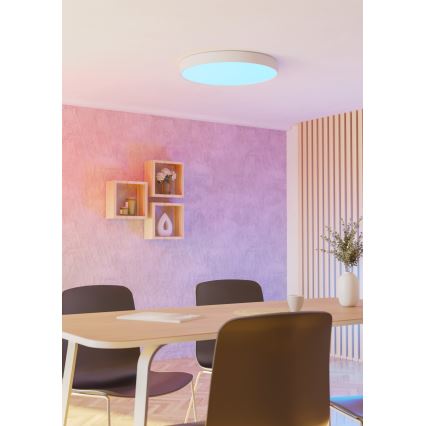Eglo - LED RGBW dimbare plafondlamp LED/36,5W/230V 2700-6500K Ø 69 cm wit