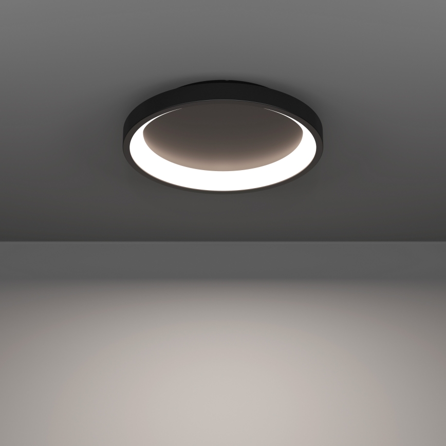 Eglo - LED RGBW dimbare plafondlamp LED/19,6W/230V 2700-6500K Ø 35 cm zwart