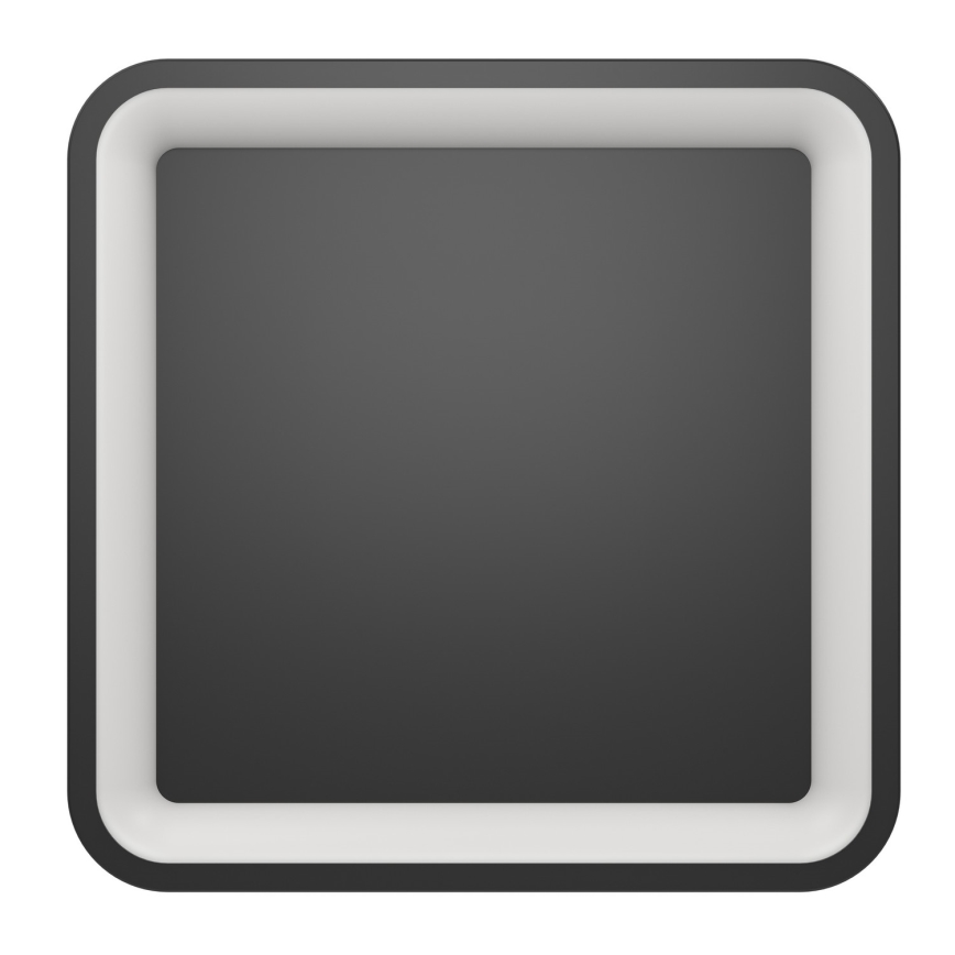 Eglo - Plafonnier LED RGBW dimmable LED/20W/230V 2700-6500K 35x35 cm noir