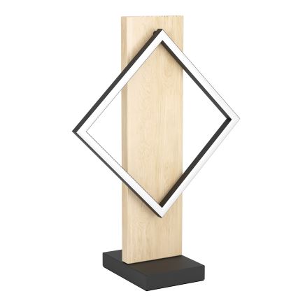 Eglo - Lampe de table LED/13W/230V noir/beige