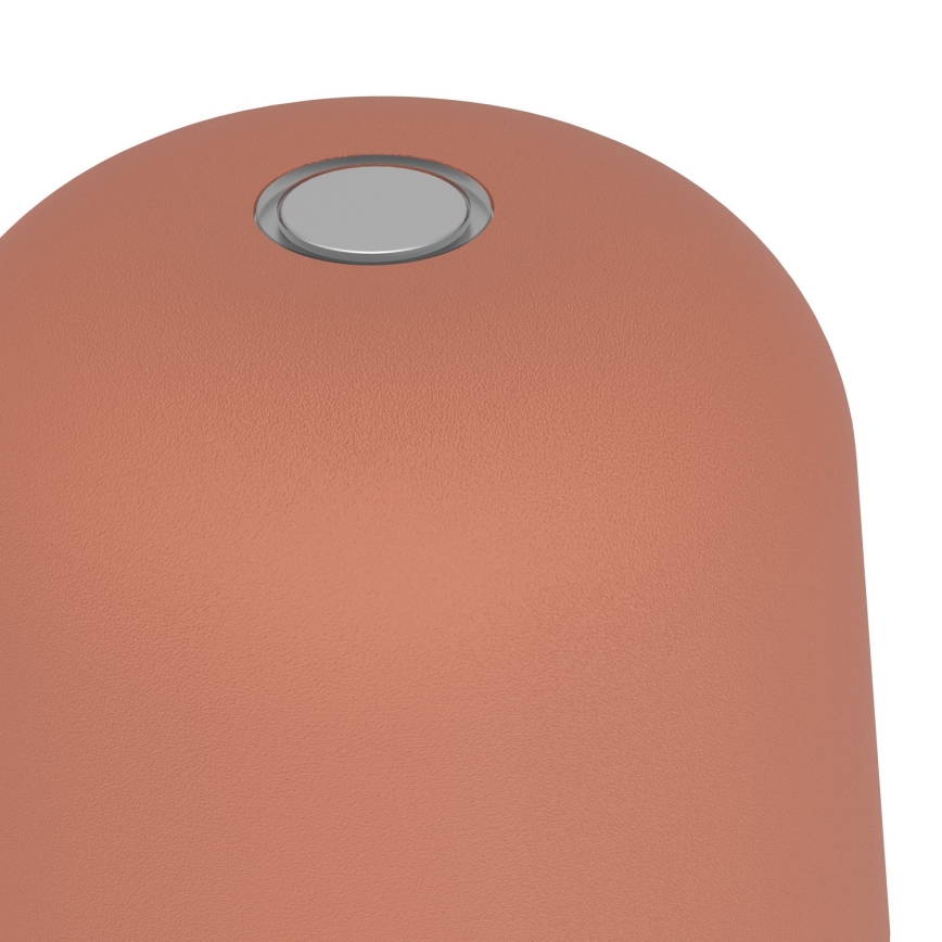 Eglo - LED dimbare oplaadbare buitentafellamp met aanraakbediening LED/1,8W/5V 2500/3000/4000K 2500 mAh IP54 oranje