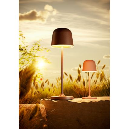Eglo - LED dimbare oplaadbare buitentafellamp met aanraakbediening LED/1,8W/5V 2500/3000/4000K 2500 mAh IP54 oranje