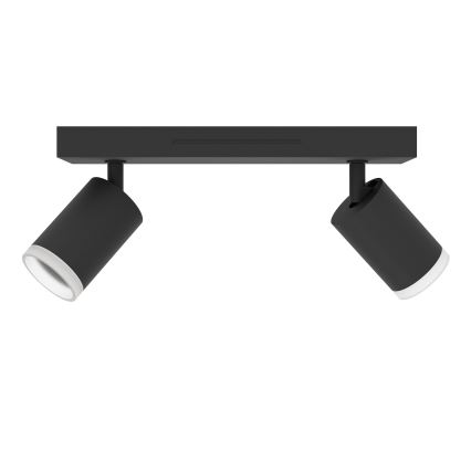 Eglo - LED RGBW dimbare spot 2xLED/3,7W/230V 2700-6500K zwart