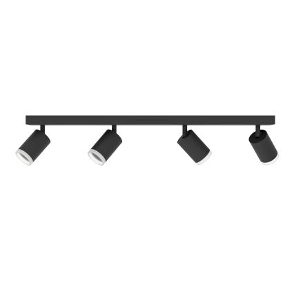 Eglo - LED RGBW dimbare spot 4xLED/3,7W/230V 2700-6500K zwart