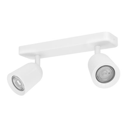 Eglo - Spotarmatuur 2xGU10/10W/230V wit