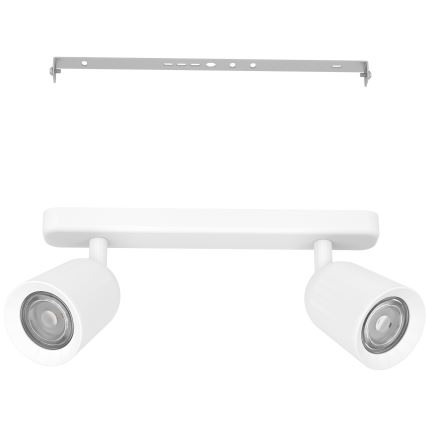 Eglo - Spot directionnel 2x GU10/10W/230V blanc
