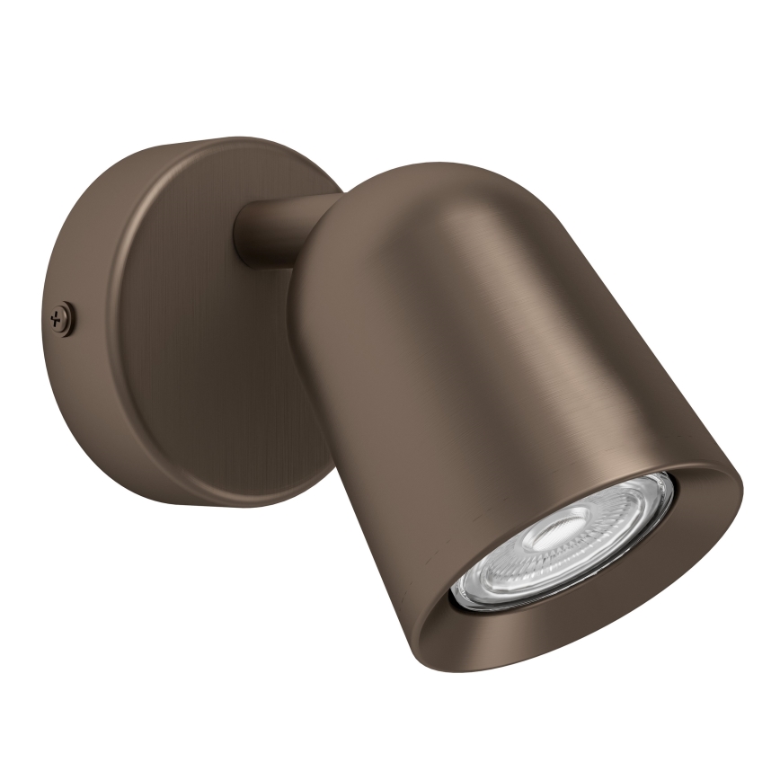 Eglo - Applique spot murale 1xGU10/5W/230V bronze