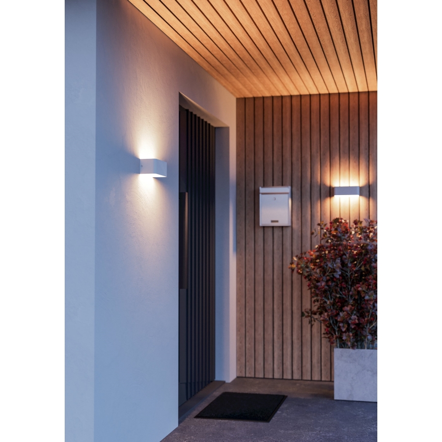 Eglo - RGBW-LED dimbare buitenwandlamp LED/10W/230V 2700-6500K IP55 wit