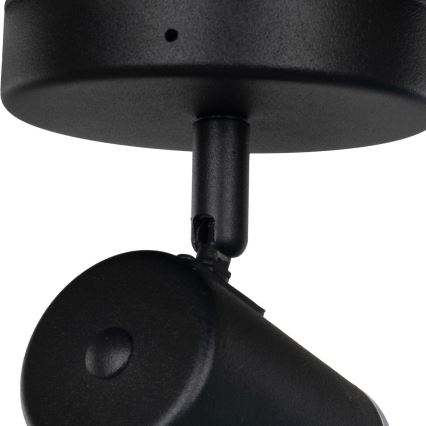 Eglo - Badkamer wandspot 1xGU10/5W/230V IP44 zwart