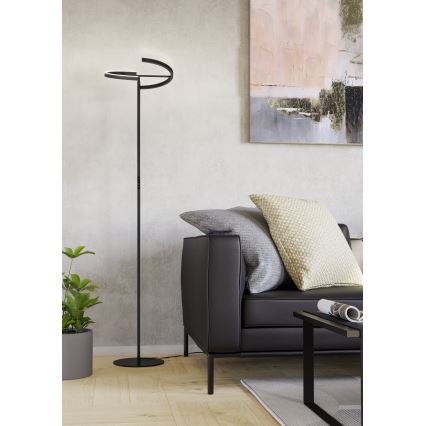Eglo - Lampadaire LED dimmable 2xLED/8,8W/230V noir