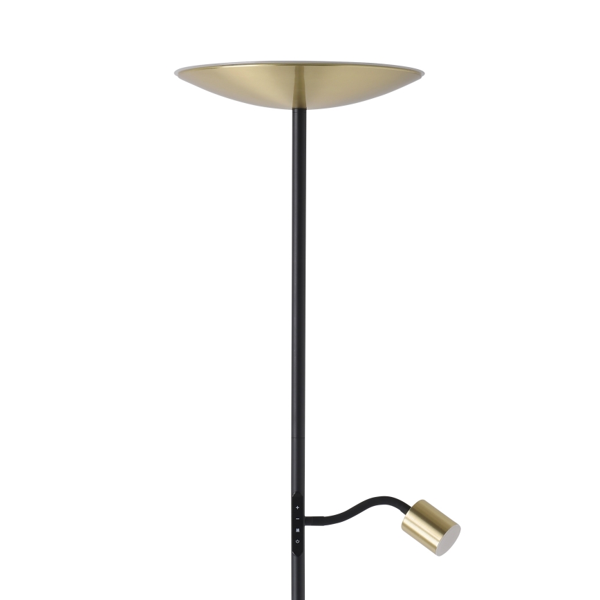 Eglo - Dimbare LED-vloerlamp LED/26,5W/230V + LED/4W goudkleurig
