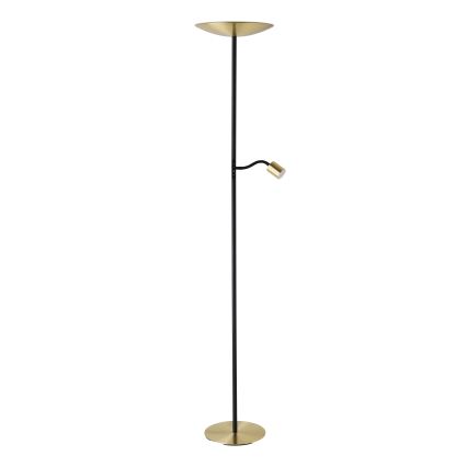 Eglo - Lampadaire LED dimmable LED/26,5W/230V + LED/4W doré