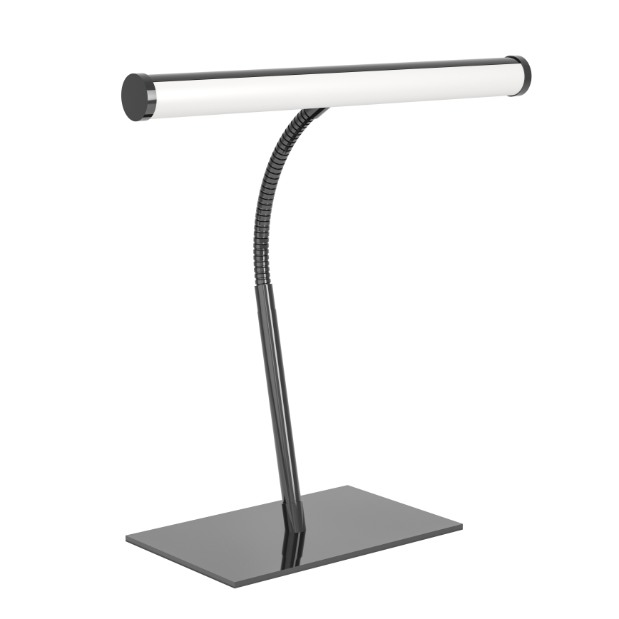 Eglo - Lampe de table tactile LED dimmable, 5W, 230V, 2700/4000/6500K, noir chromé