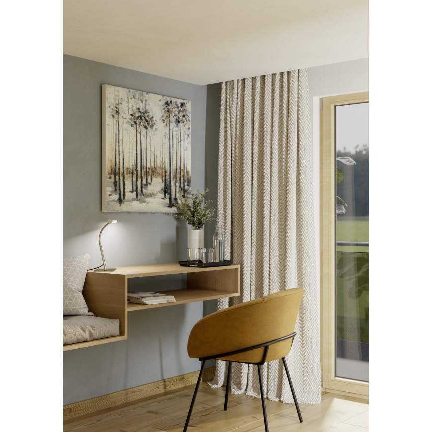 Eglo - LED dimbare aanraaktafellamp LED/5W/230V 2700/4000/6500K mat chroom