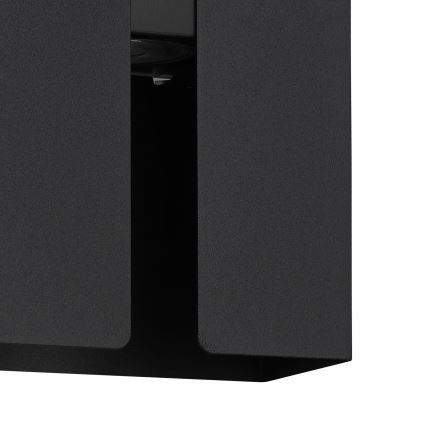 Eglo - Applique murale extérieure LED 2xLED/4W/230V 2700/4000/6000K. IP44 noire