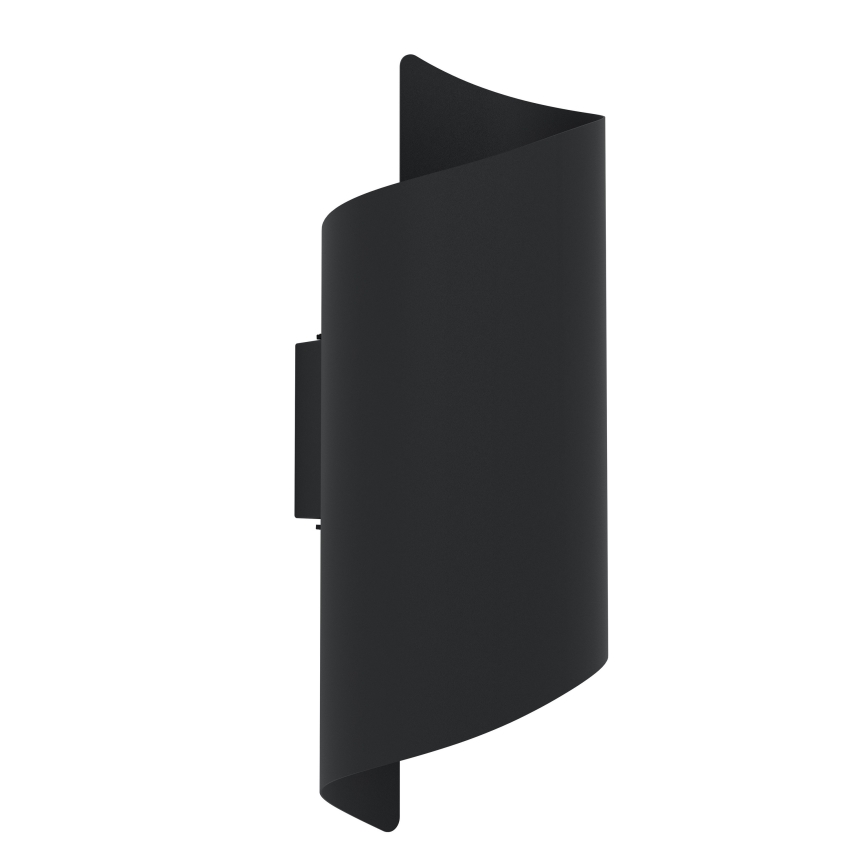 Eglo - Applique murale d'extérieur 2xLED/4W/230V 2700/4000/6000K IP44 noire