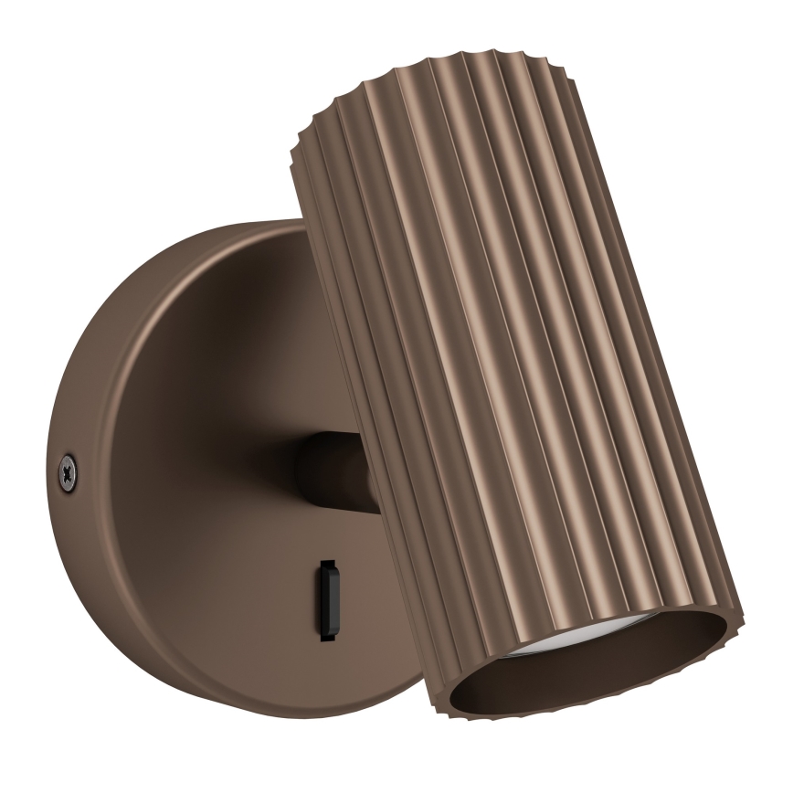 Eglo - Bruine wandspot 1xGU10/5W/230V