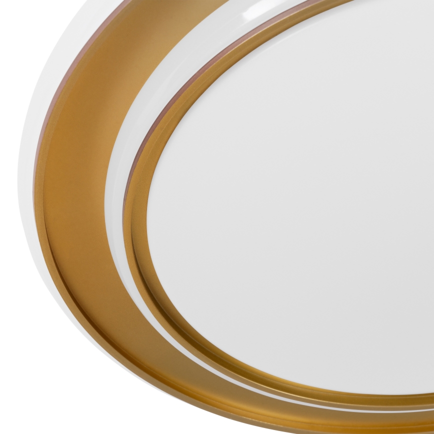 Eglo - Plafonnier LED 24 W/230 V, 2700/4000/6500 K, Ø 40 cm, doré