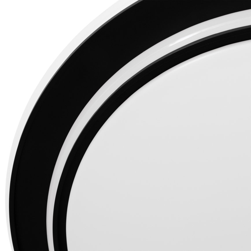 Eglo - Plafonnier LED 36W/230V Ø 49 cm noir