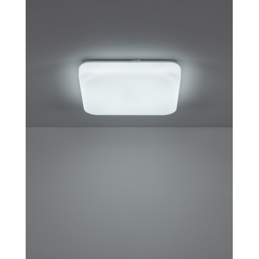 Eglo - LED plafondlamp voor de badkamer LED/18W/230V 3000/4000/6000K 33x33 cm IP44