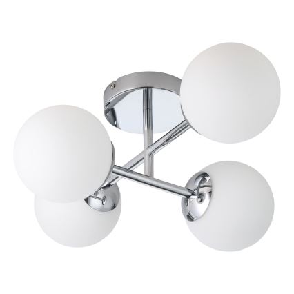 Eglo - LED-badkamer plafondlamp opbouw 4xG9/4,2W/230V IP44 glanzend chroom