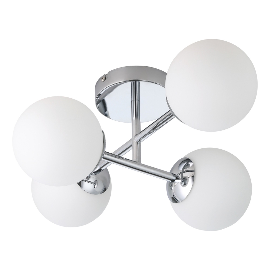 Eglo - LED-badkamer plafondlamp opbouw 4xG9/4,2W/230V IP44 glanzend chroom