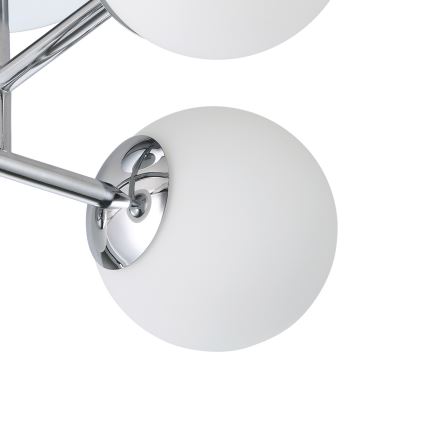 Eglo - LED-badkamer plafondlamp opbouw 4xG9/4,2W/230V IP44 glanzend chroom
