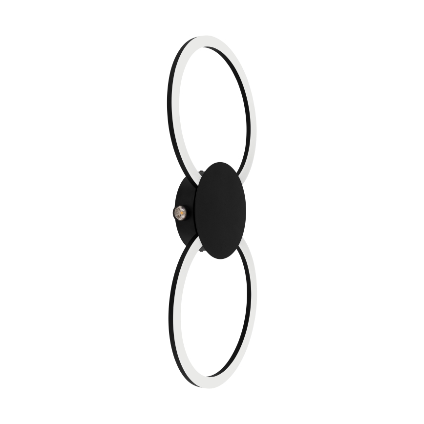 Eglo - LED wandlamp LED/20W/230V + LED/0,91W zwart