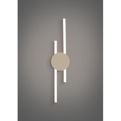 Eglo - LED-wandlamp LED/20W/230V + LED/0,91W beige