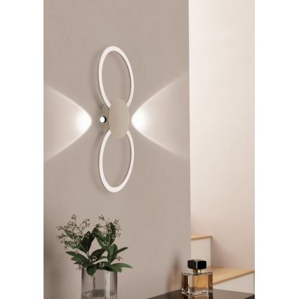 Eglo - LED Applique murale LED/20W/230V + LED/0,91W beige