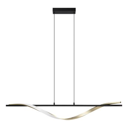 Eglo - Suspension LED sur câble LED/20W/230V 2700/4000/6500K noir/doré