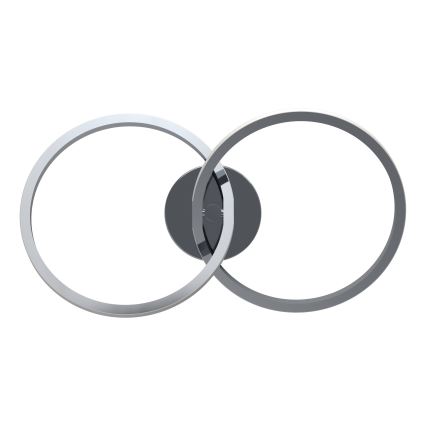 Eglo - LED-plafondlamp LED/12W/230V 2700/4000/6500K glanzend chroom