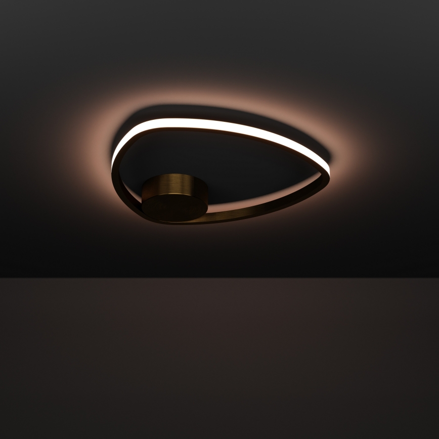 Eglo - LED plafondlamp LED/9,7W/230V 2700/4000/6500K Ø 37,5 cm goudkleurig
