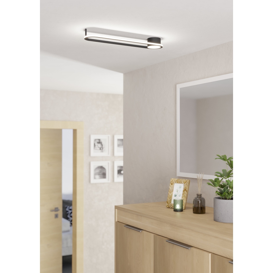 Eglo - Plafonnier LED 24W/230V 2700/4000/6500K noir