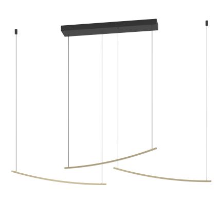 Eglo - dimbare LED-hanglamp aan kabel LED/22W/230V 2700/4000/6500K goudkleurig