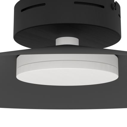 Eglo - LED RGBW dimbare plafondlamp LED/15,5W/230V 2700–6500K Ø 45 cm zwart