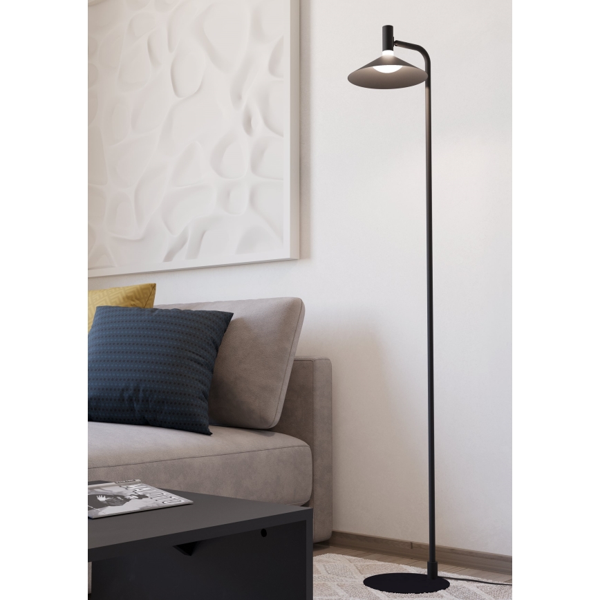 Eglo - Lampadaire LED RGBW dimmable, 7,5 W / 230 V, 2700–6500 K, noir