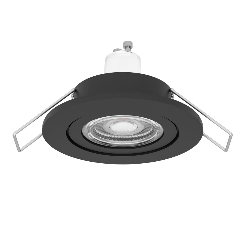 Eglo - Spot encastré LED pour salle de bains 1xGU10/4,5W/230V IP44 noir