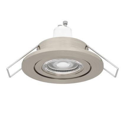Eglo - Spot encastré LED pour salle de bains 1xGU10/4,5W/230V IP44 chrome mat