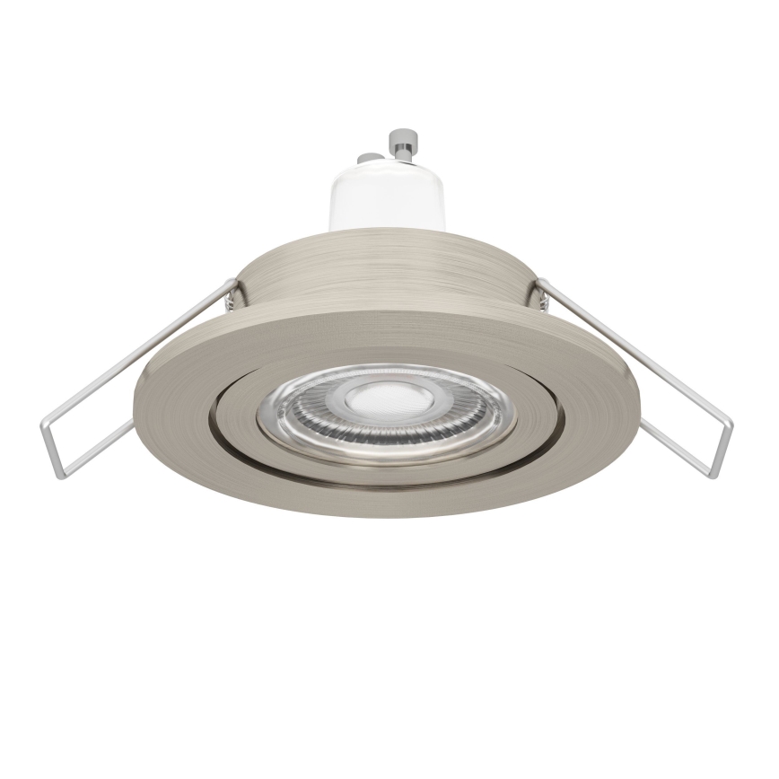 Eglo - Spot encastré LED pour salle de bains 1xGU10/4,5W/230V IP44 chrome mat