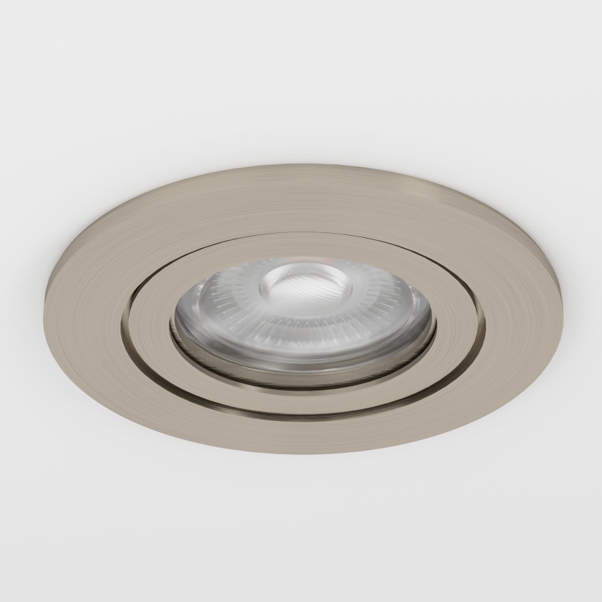 Eglo - Spot encastré LED pour salle de bains 1xGU10/4,5W/230V IP44 chrome mat