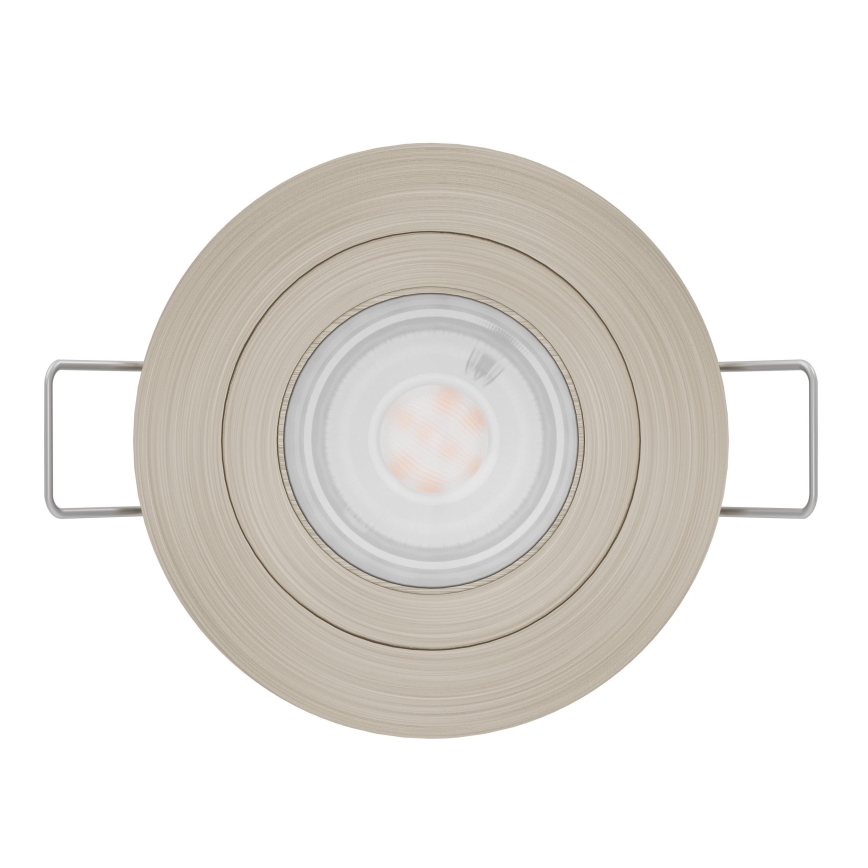 Eglo - Spot encastré LED pour salle de bains 1xGU10/4,5W/230V IP44 chrome mat
