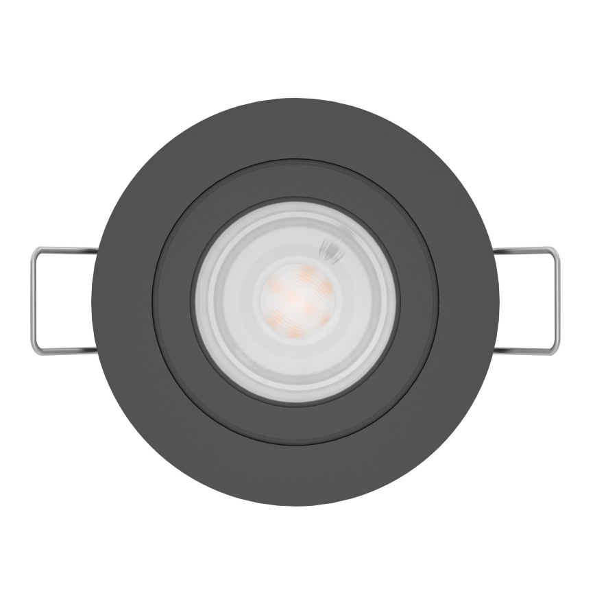 Eglo - LED inbouwspot 1xGU10/4,5W/230V zwart