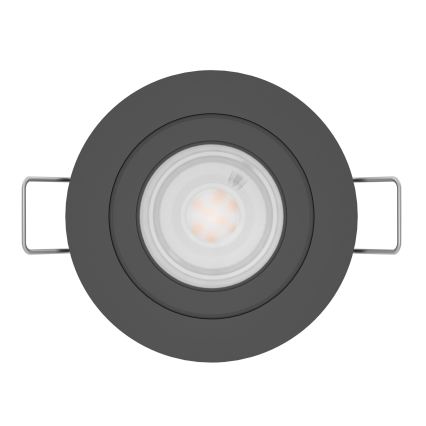 Eglo - Spot encastré LED pour salle de bains 1xGU10/4,5W/230V IP44 noir