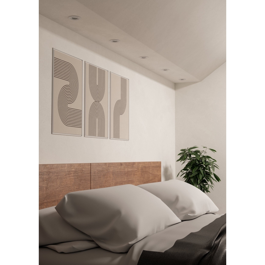 Eglo - Spot LED encastré 1xGU10/4,5W/230V blanc