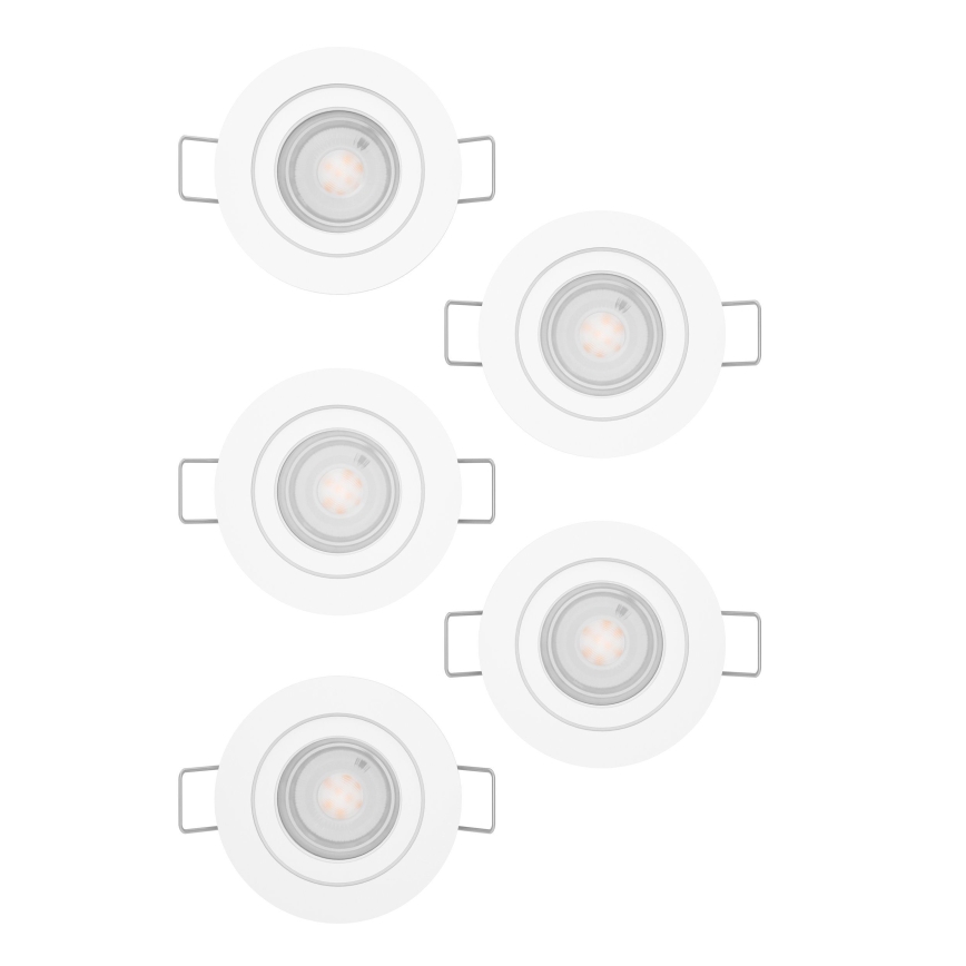 Eglo - SET 5x LED inbouwspots LED/4,8W/230V 2700/4000/6500K wit