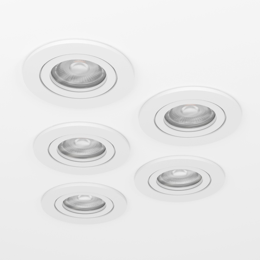 Eglo - SET 5x LED inbouwspots LED/4,8W/230V 2700/4000/6500K wit